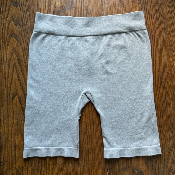 Free people intimately seamless ribbed biker shorts yoga running XS/S SMALL GREY - Picture 2 of 11